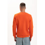 Світшот PREMIUM на флісі утеплений Помаранчевого кольору трьохнитка унісекс Service Odyag 360 грам 
