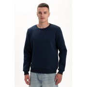 Світшот PREMIUM на флісі утеплений Синього кольору трьохнитка унісекс Service Odyag 360 грам 