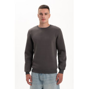 Світшот PREMIUM на флісі утеплений Сірого темного кольору трьохнитка унісекс Service Odyag 360 грам 