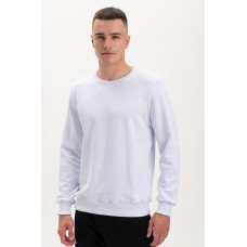 Світшот PREMIUM на флісі утеплений Білого кольору трьохнитка унісекс Service Odyag 360 грам 