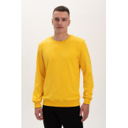 Світшот PREMIUM на флісі утеплений Жовтого кольору трьохнитка унісекс Service Odyag 360 грам 