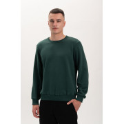 Світшот PREMIUM на флісі утеплений Зеленого кольору трьохнитка унісекс Service Odyag 360 грам 