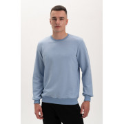 Світшот PREMIUM на флісі утеплений Блакитного кольору трьохнитка унісекс Service Odyag 360 грам 