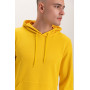 Худі PREMIUM на флісі утеплений Жовтого кольору трьохнитка унісекс Service Odyag 360 грам 