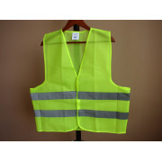 Робочий щільний жилет Service Odyag зі світловідбивними елементами в жовтому кольорі