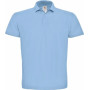Футболка поло теніска Service Odyag трикотажна тканина лакоста колір світло блакитний LUX USA