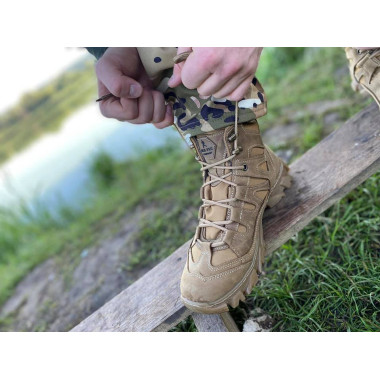  Черевики під М-ТАС модель MAGNUM KOYOT гладка натуральна шкіра колір койот