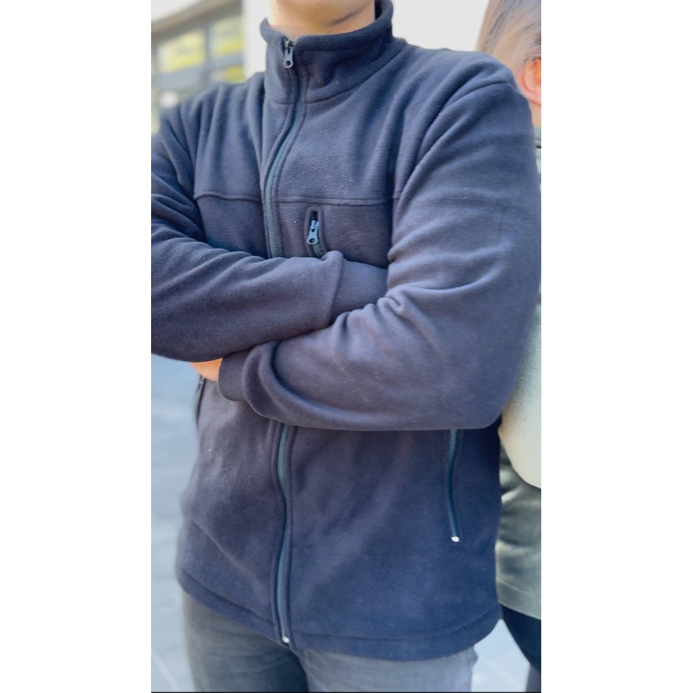 Кофта флісова високої щільності Premium олива олива синій чорний