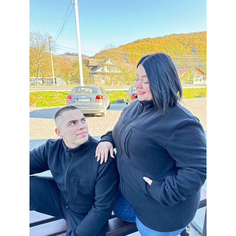 Кофта флісова високої щільності Premium чоловіча жіноча чоловіча