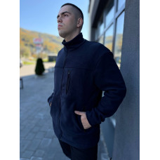 Кофта флісова високої щільності Premium синій чорний хакі