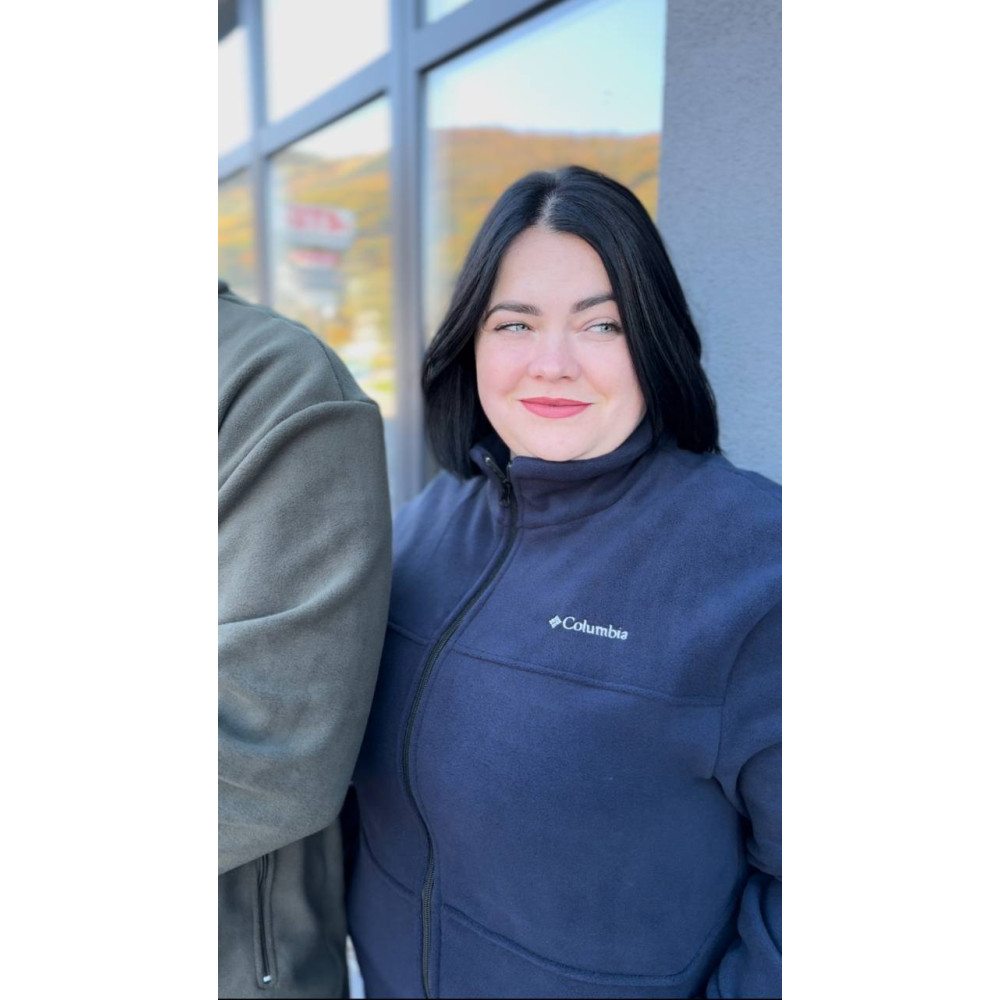 Кофта флісова  Premium високої щільності 300 грам з написом вишивка