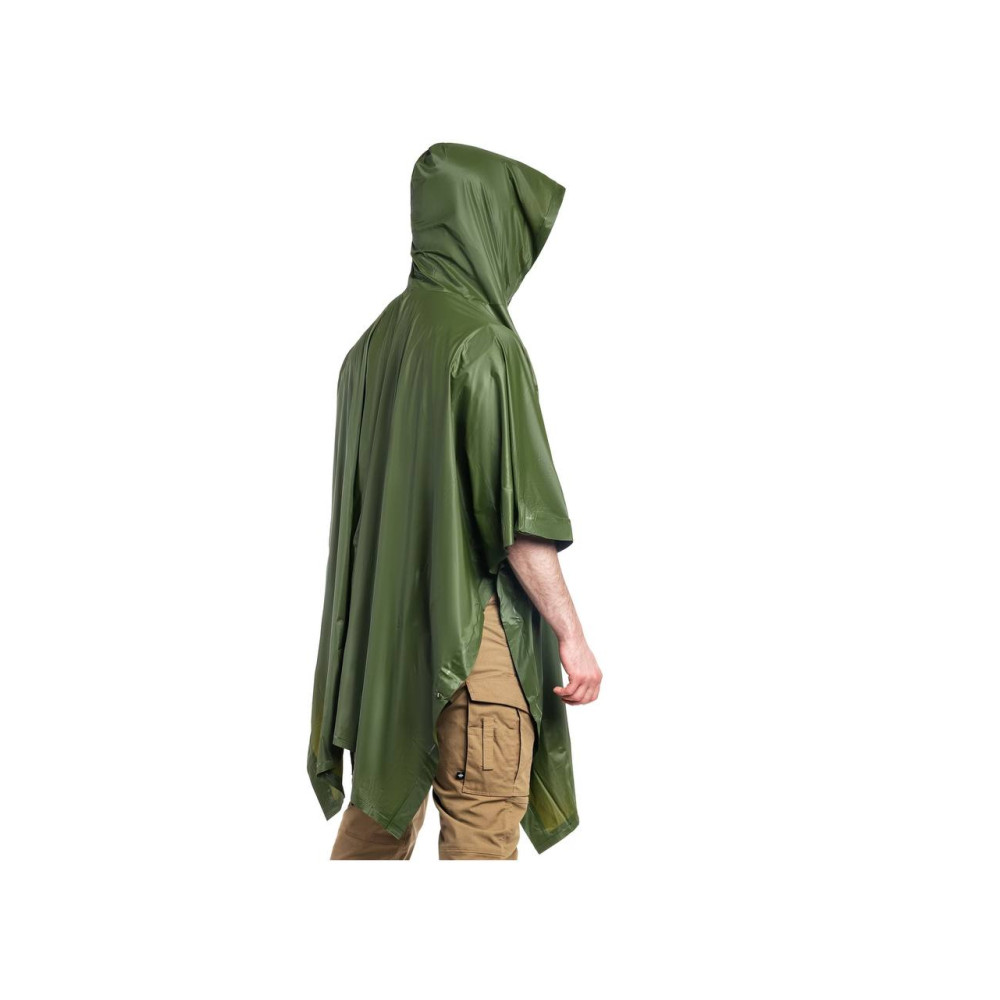 Плащ намет опт захисний HAKI PROOF WATER колір хакі олива на кнопках