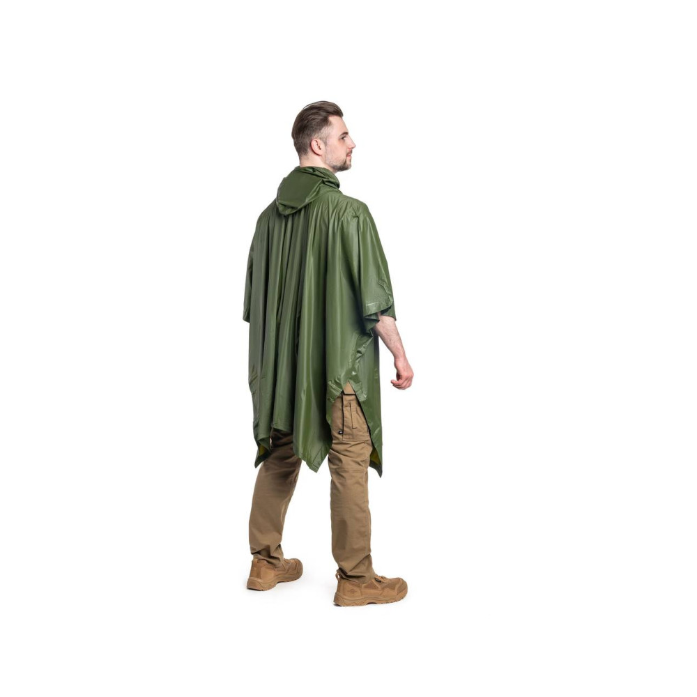 Плащ намет опт захисний HAKI PROOF WATER колір хакі олива на кнопках