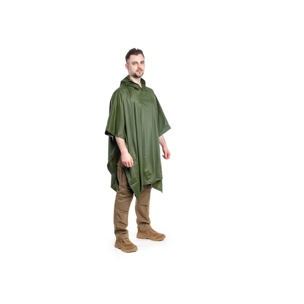 Плащ намет опт захисний HAKI PROOF WATER колір хакі олива на кнопках