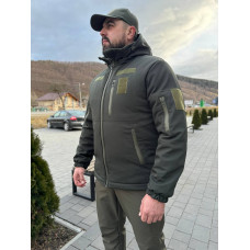 Куртка бушлат зима софт шелл Service Odyag синтепон і підкладка омні хіт Omni-Heat до -30 градусів