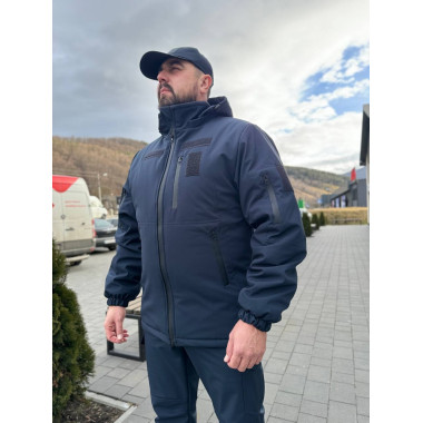 Куртка бушлат зима софтшелл Service Odyag синтепон та омні хіт Omni-Heat до -30 градусів