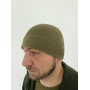 Шапка захисна флісова зимова зимова уставна KIBORG SUPERTEPLO OLIVA HAKI