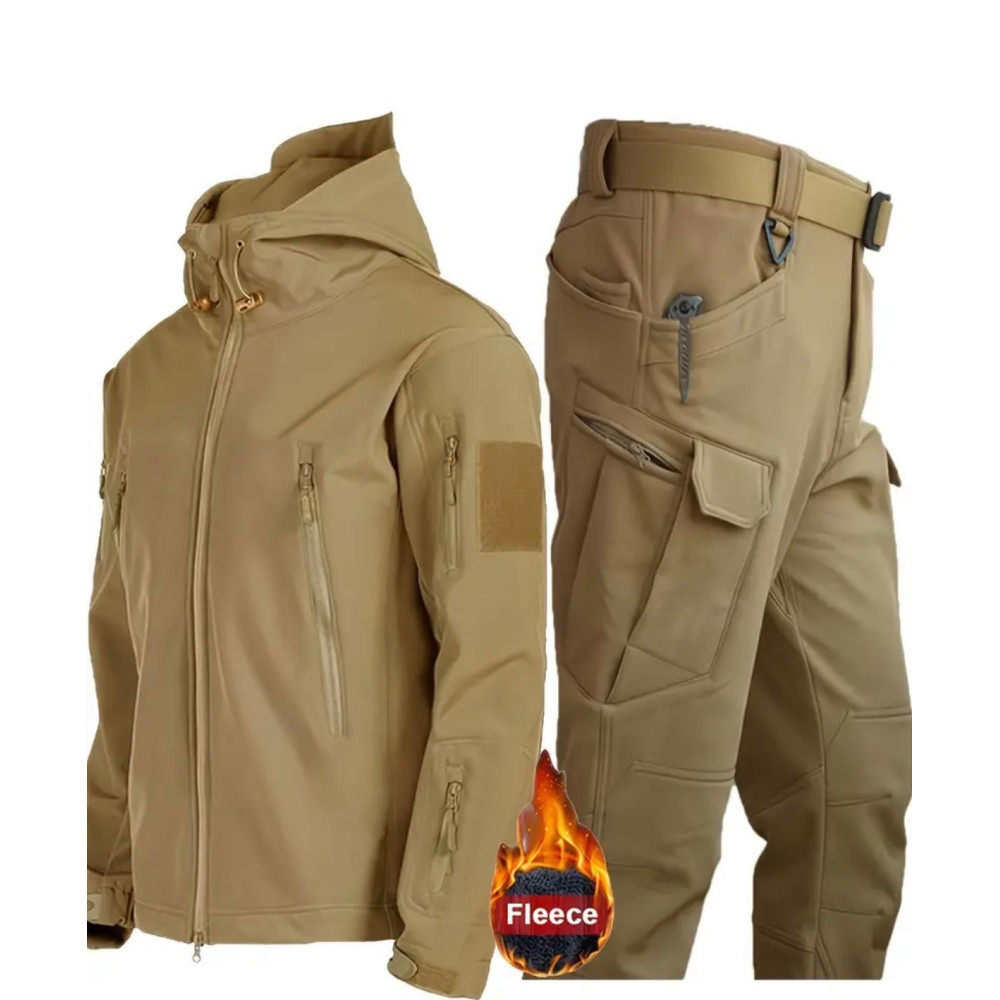 Костюм Softshell софтшел на флісі сірий хакі чорний койот Китайська якість