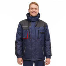 Куртка робоча утеплена Service Odyag OXYGEN ЗИМА синя з капюшоном