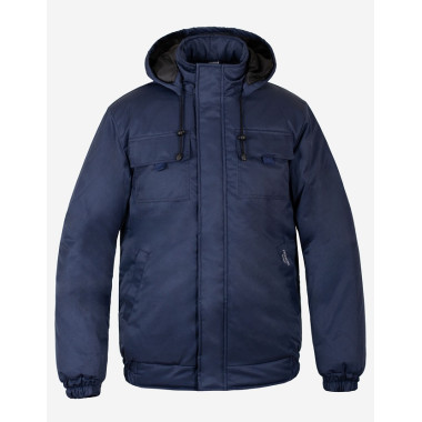 Куртка утеплена Service Odyag WOOLF з капюшоном синя