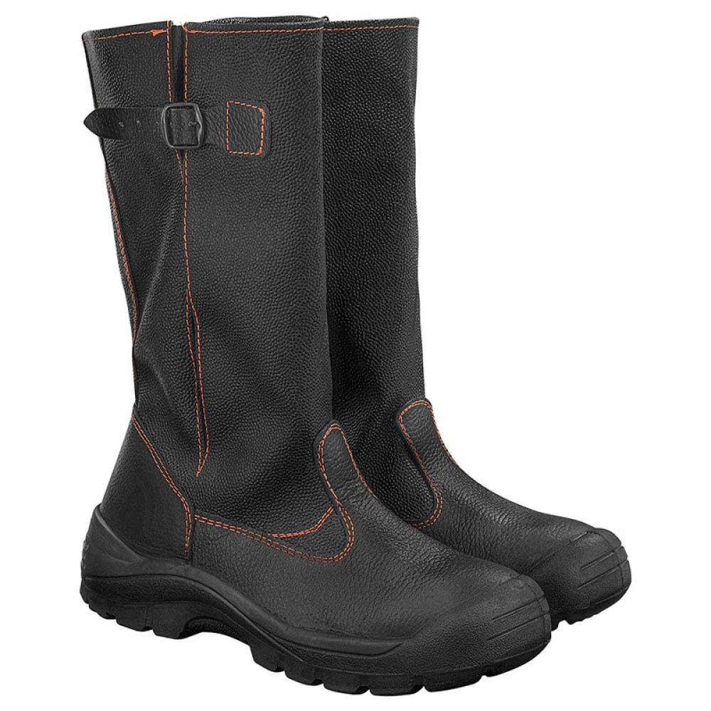 Чоботи високі робочі шкіра Зимові на хутрі Service Odyag МОДЕЛЬ Е768 МІ