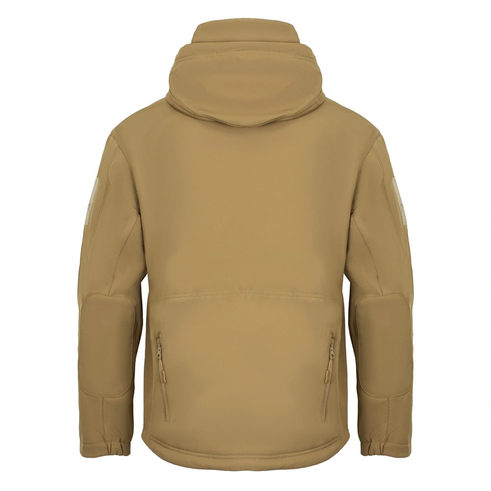 Штани водонепроникні на флісі софтшелл Soft Shell койот