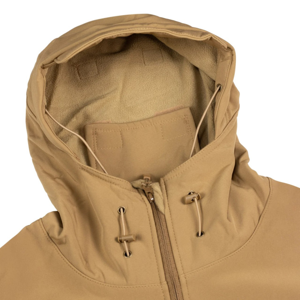 Куртка водонепроникна на флісі софтшелл KIBORG Soft Schell хакі олива чорний койот