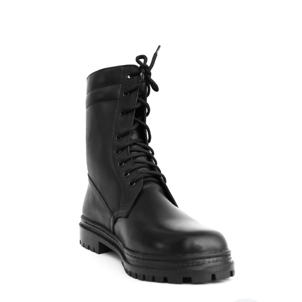 Берци черевики шкіряні Зимові на хутрі Service Odyag Grom чорний