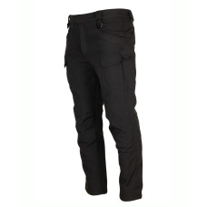 Штани водонепроникні на весну на флісі софтшелл Soft Shell чорний