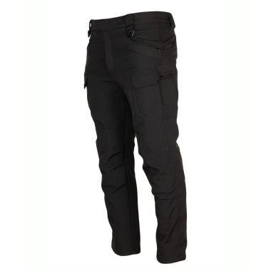 Штани водонепроникні на весну на флісі софтшелл Soft Schell чорний