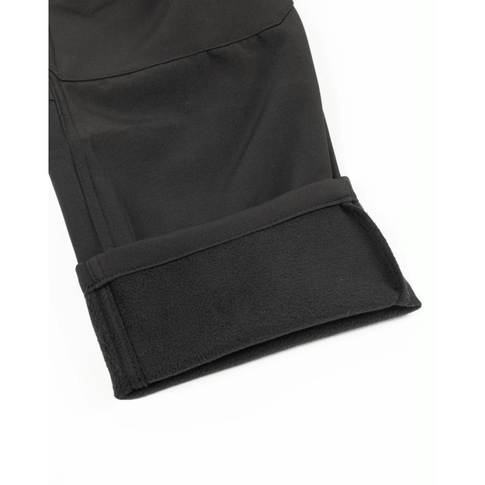 Брюки водонепроницаемые на весну на флисе софтшелл Soft Shеll черный