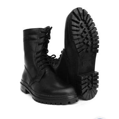 Берци черевики шкіряні Зимові на хутрі Service Odyag Grom чорний