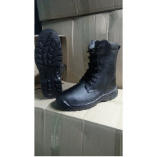 Берци зимові на хутрі черевики шкіряні Service Odyag Mangus чорний