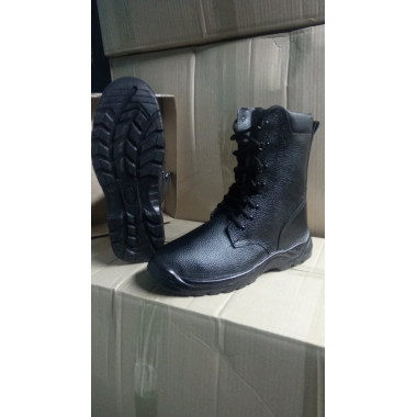 Берци черевики шкіряні Зимові на хутрі Service Odyag Mangus чорний