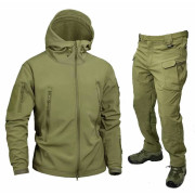 Костюм Softshell на флісі олива хакі чорний койот Китай