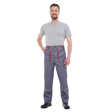 Штани робочі весна літо осінь CARBON колір сірий графіт