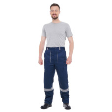 Штани робочі весна літо осінь TESLA синій темно-синій