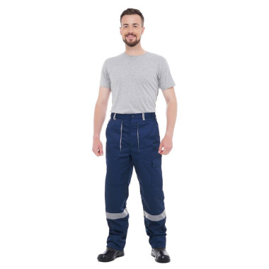 Штани робочі весна літо осінь TESLA синій темно-синій