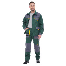 Куртка робоча весна літо осінь ГЕКОН зелений трава сірий