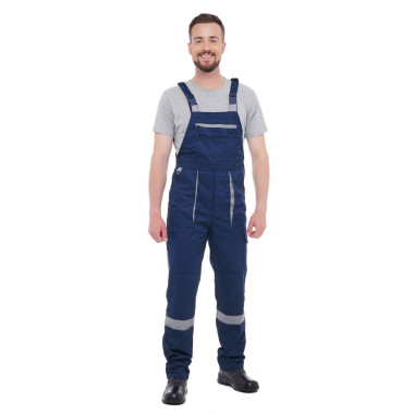 Напівкомбінезон робочий весна літо осінь TESLA синій