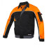 Куртка робоча чорний помаранчевий на блискавці весна літо ArtMas Professional Black Jacket