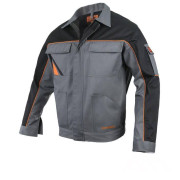Куртка робоча сірий помаранчевий чорний колір весна літо осінь ArtMas Professional Grey Jacket