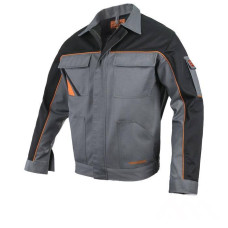 Куртка робоча сірий помаранчевий чорний колір весна літо осінь ArtMas Professional Grey Jacket
