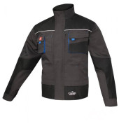 Куртка робоча сіра чорна на блискавці весна літо ArtMas Classic Maximus Jacket