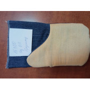 Рукавиці джинс із брезентовим наладонником ОПТ без вогнетривкого просочення пл.420 грам