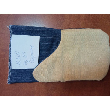 Рукавиці джинс із брезентовим наладонником ОПТ без вогнетривкого просочення пл.420 грам