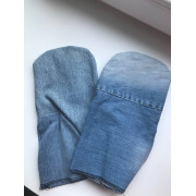 Рукавиці робочі ОПТ джинс одинарні LUX