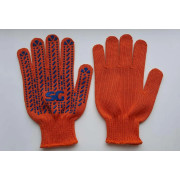 Рукавички трикотажні з ПВХ крапкою Люкс якість