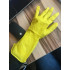 Рукавички господарські латексні з пудровим напиленням жовті