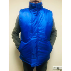 Жилет робочий утеплений зимовий синтепон WORKER NAVY тканина Оксфорд